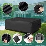 Custom Outdoor Easy-Going Furniture Covers UV Protection Dust Waterproof Patio