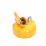 ISO9001 Excavator Spare Parts SY215 SY235 Diesel Fuel Tank Cap Cover Anti Theft