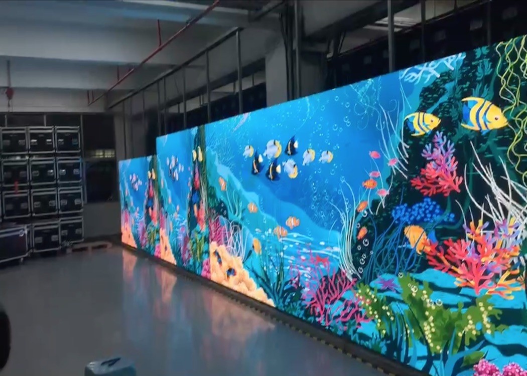 Indoor Led Display Board P4.81mm , Big Advertising Led Backdrop Screen