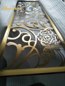 Wholesale MBT Stainless Steel Room Divider 0.3mm Hotel Decoration Customizable Size from china suppliers