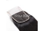 Density 130% Hand Tied Virgin Hair Lace Closure Long Lasting With Proper Care