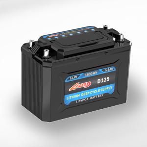 Wholesale Deep Cycle RV Lithium Ion Battery Lifepo4 Battery 12.8 V 125AH from china suppliers