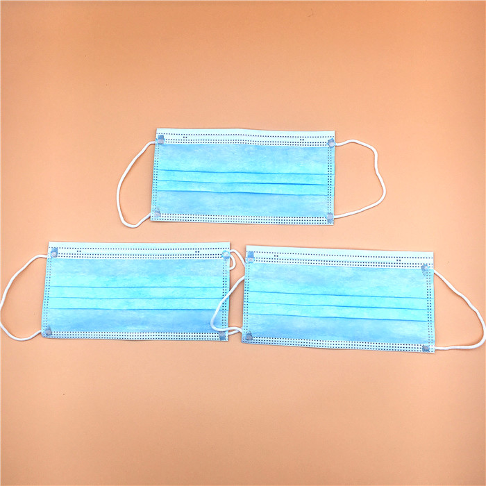 3 Layer Earloop Disposable Dust Mask Non Woven Melt Blown Fliter Cloth