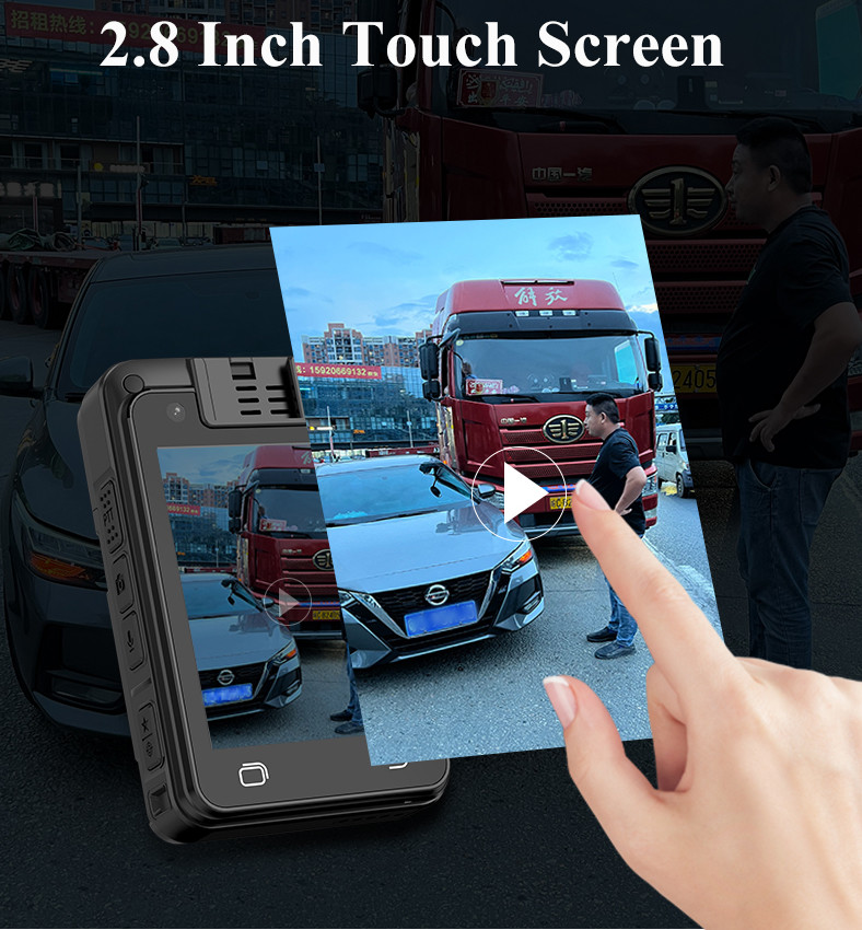 4G Waterproof IP67 Rated Police Worn Cameras With GPS Tracking 1080p Mini Camera