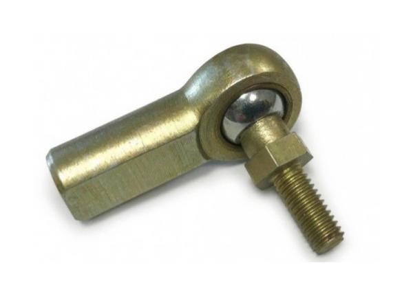 Spherical Rod End Stainless Steel Ball Joint Steel Housing PTFE Race With
