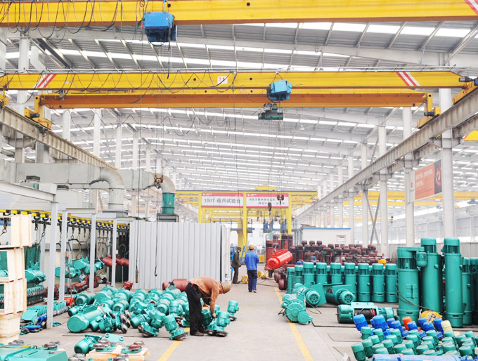 Lifting Machinery Single Girder Overhead Crane For Factory / Steel Workshop