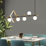 Home Light Luxury Glass Chandelier G9 Restaurant Modern Pendant Light
