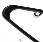 16 Inches Thick Plastic Hangers Sinfoo Black Plastic Clothes Hangers