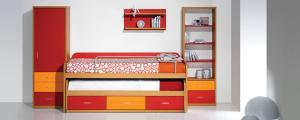 Wholesale Children room furniture-Bed, bedside table, desk. from china suppliers