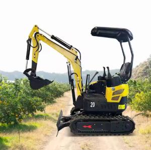 Wholesale EPA Excavator 3.5Ton 4 Ton Kubota Engine Crawler Digger Farm Mini Bagger Mini Excavator with Thumb Bucket from china suppliers