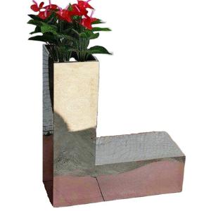 Wholesale Stainless steel words shape flower planters pots for company name from china suppliers