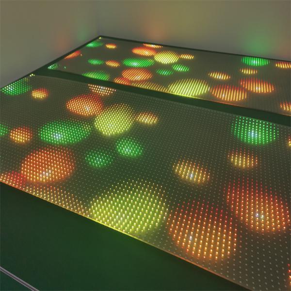 LED Transparent Film Screen for Retail Store Advertising P4 Flexible LED Display