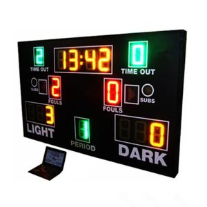 Wholesale 8'' 200mm Multi Sport Scoreboard , Basketball Digital Scoreboard Easy Install from china suppliers