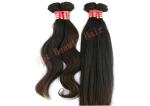 100G Virgin Peruvian Hair Extensions , Silky Straight Human Hair