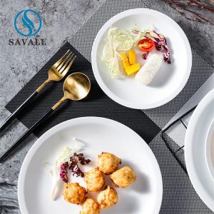 Wholesale 6&quot; Porcelain Round Plates Beer Wine Liquor Stores White Porcelain Dessert Plates from china suppliers