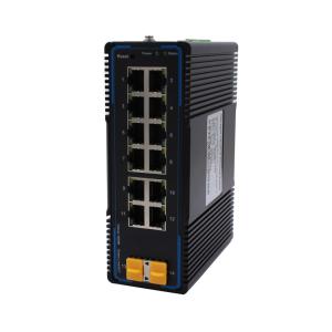 Wholesale Industrial Managed Din Rail Switch 2X1000Mbps to 12x10/100/1000Mbps UTP RJ45 from china suppliers
