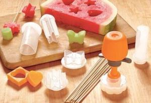 Wholesale Fruit Decoration Small Kitchen Tools White DIY Birthday Gifts 10 pcs Kit CIQ from china suppliers