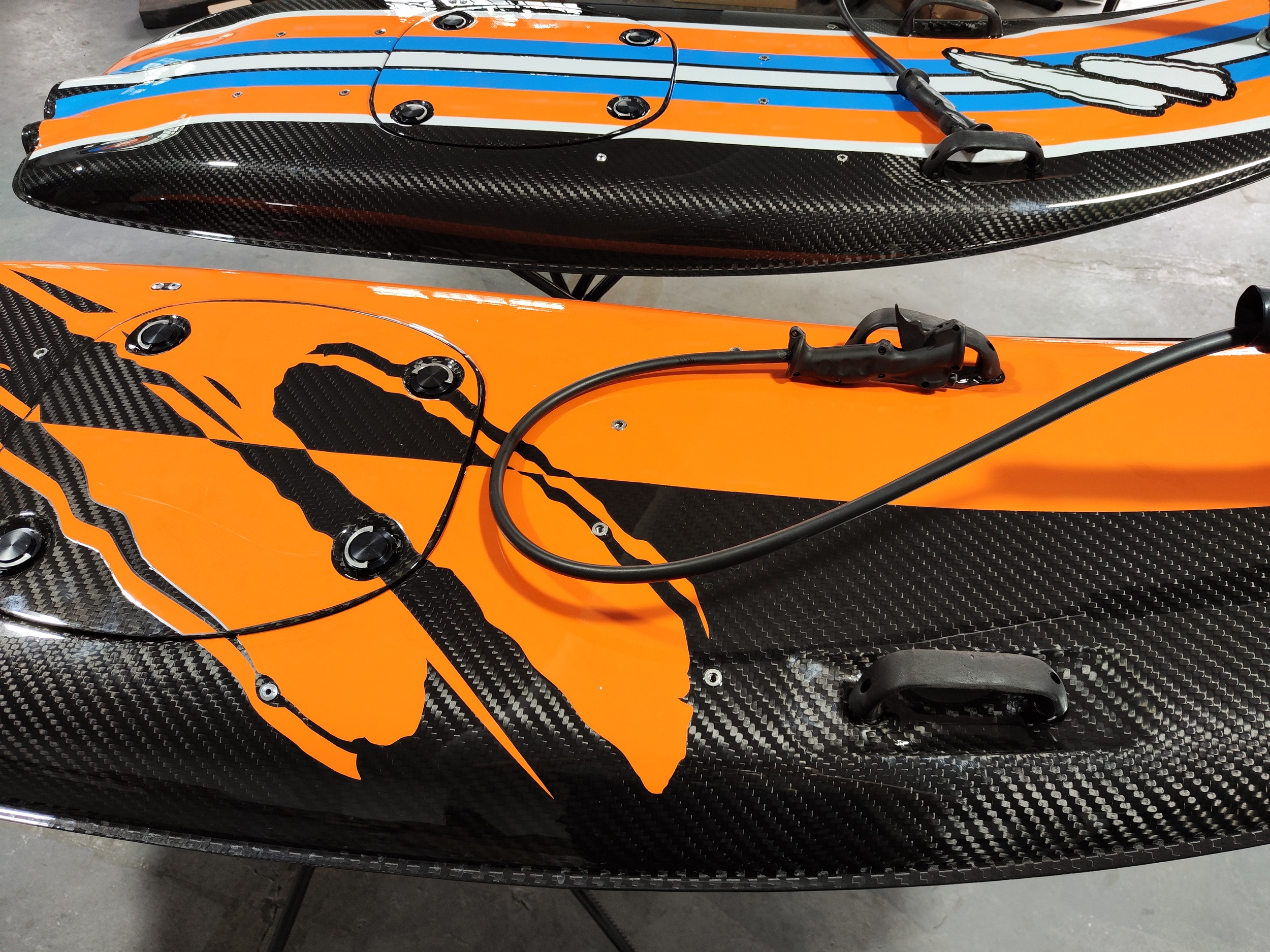 OEM Customized Carbon Fiber Jetsurfs Cordless Electric Motorised Surfboards for Unisex