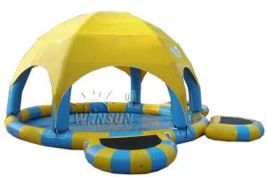 Wholesale Three - Layer PVC Large Inflatable Swimming Pool Non Toxic For Water Parks from china suppliers