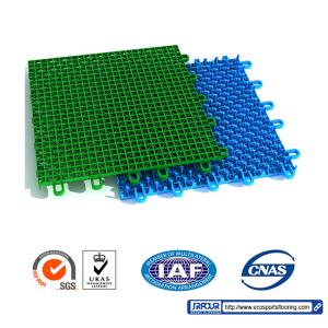 Wholesale Polypropylene Interlocking Indoor Sports Flooring 304.8×304.8×12.2mm from china suppliers