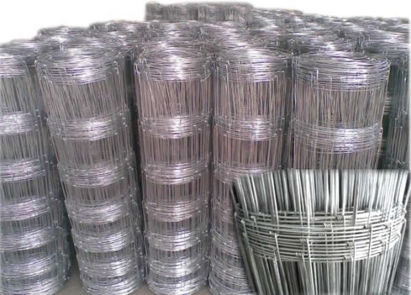 Galvanized Stainless Steel Woven Wire Mesh 15-50m Length Grassland Field Cattle
