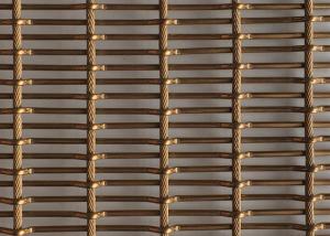 Wholesale Antique Brass SS316 Steel Flexible Metal Mesh Fabric 6mm PVD Wall Coverings from china suppliers