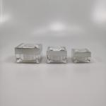 Skin Care Cream Plastic Cap 15g 30g 50g Square Acrylic Eye Cream Jar with