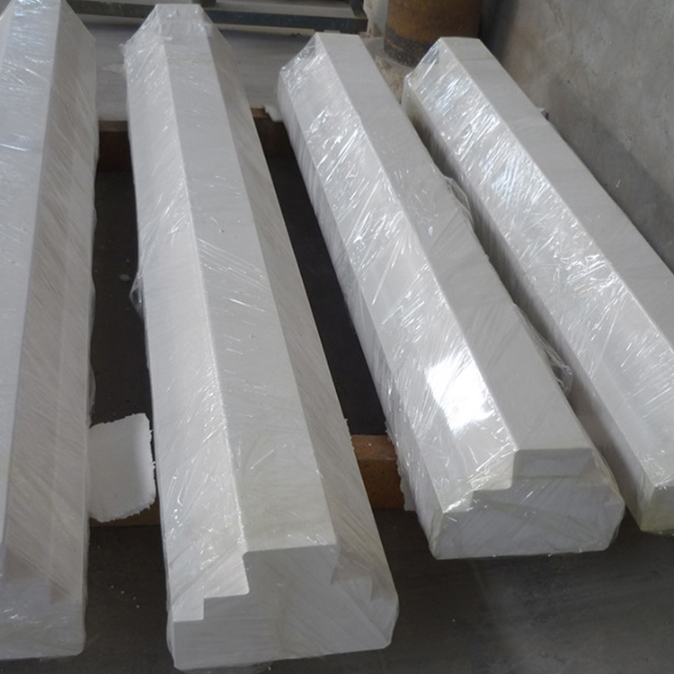 SiO2 Float Glass Kiln Gate Brick with Good Electrical Insulation Quartz Ceramic Parts