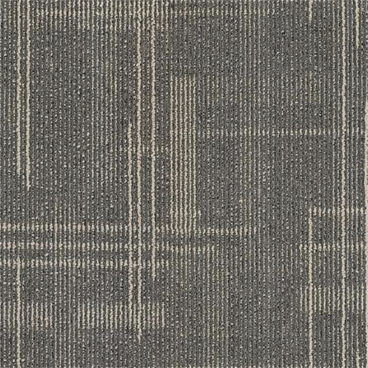 Stock grid pattern PP material hotel carpet tiles