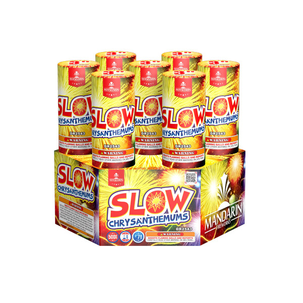 Consumer Hot Selling 7 Shots Slow Chrysanthemums Cake 1.4G Fireworks Fireworks Salute