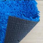 Multi Functional Tennis Artificial Turf Blue Color 25mm Synthetic Grass For
