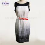 Newest designer embroidery rose half sleeve large size girls one piece dress