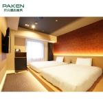ISO9001 King Size Melamine Surface Modern Hotel Furniture