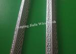 0.45mm Thickness Aluminium Angle Bead , Expanded Metal Corner Plaster Beads