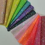 DIY hairbow decoration shoe bag metallic Grade 3 chunky Glitter Sheet Leather