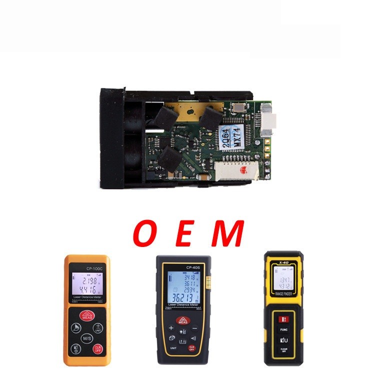 3hz Small Diameter Lomvum Miniature Laser Distance Sensor 50m Laser Measure Components