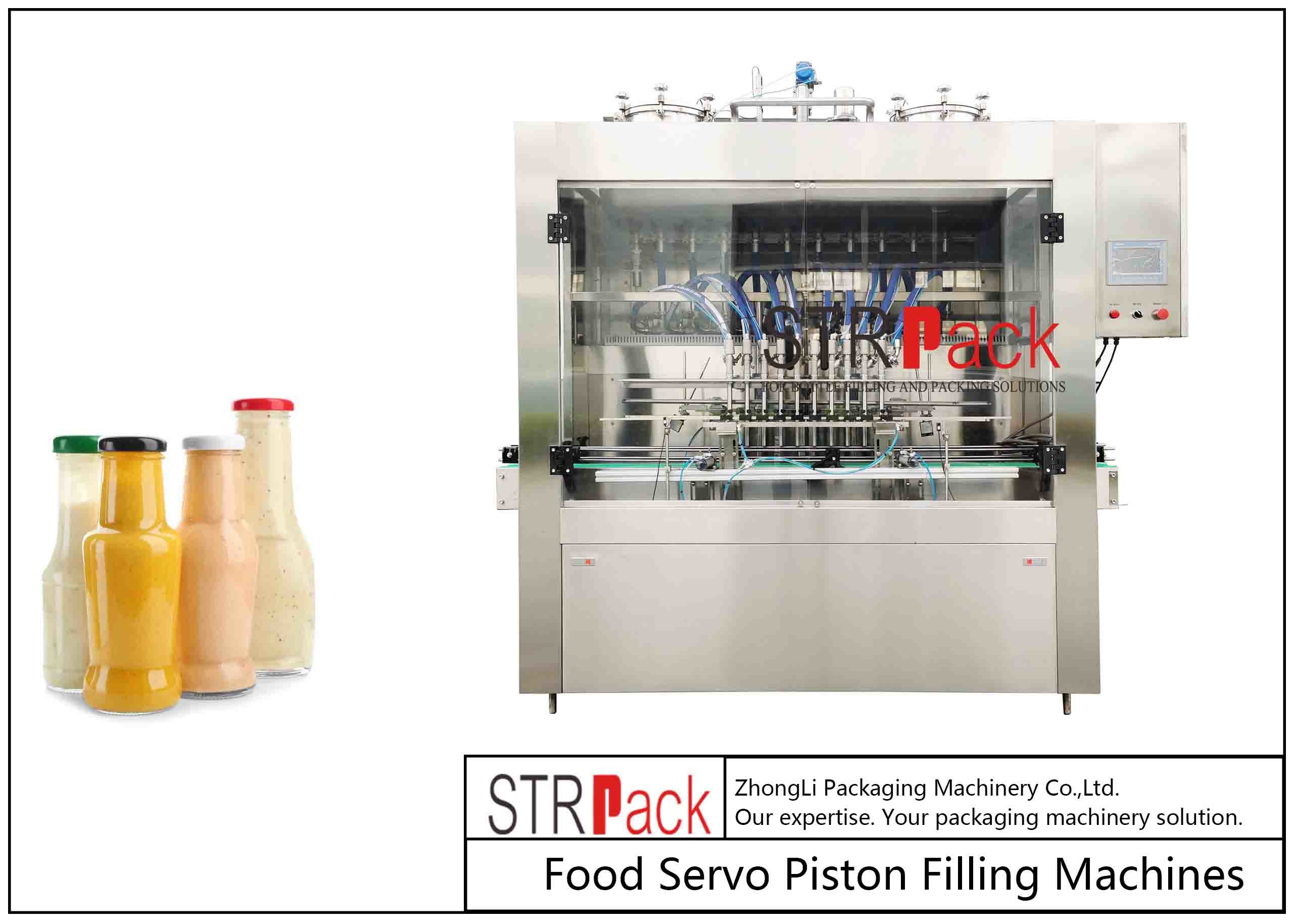 Automatic Liquid / Paste Filling Equipment 10L Hopper Volume