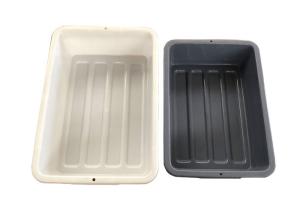 Wholesale Lightweight Small Plastic Bus Tote Bin Box Tubs For Washing , Airport Scanning from china suppliers