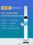 Ultrasonic Digital Coin Operated Height Weight Vending Scales Smart Bmi Blood