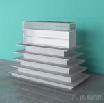 6 layers Convenience Store Rack , Display Shelving For Retail Stores 30-40KG