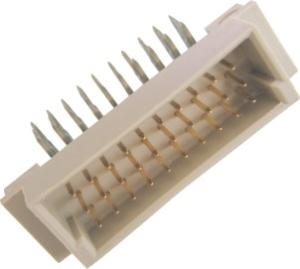 Wholesale Male Female PCB Din 41612 Connector 30P 48P 64P 96P N Pin 3 Rows PBT DIP from china suppliers