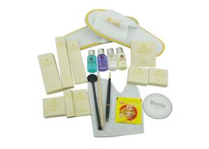 Wholesale 20 Contents Hotel Amenity Kits With Coral Fleece Slippers / Plastic Toothbrush from china suppliers