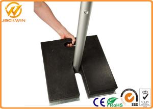 Wholesale Recycled Rubber Sign Pedestal Base , 20 lbs Heavy Duty Black Pedestal Stand from china suppliers