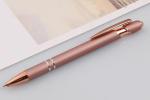 Metal press pen, aluminum rod, touch screen ballpoint pen company gift pen with