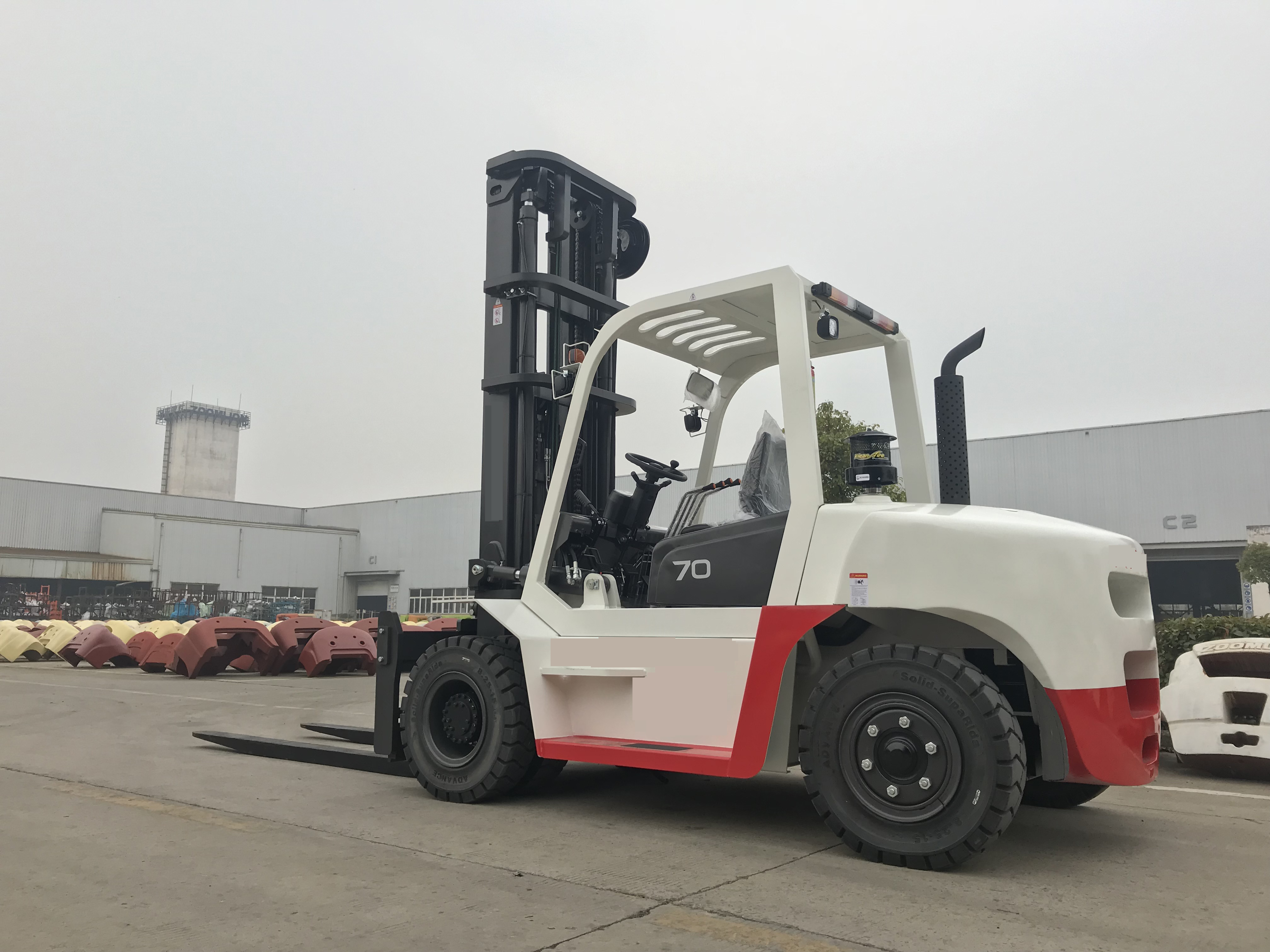 5 Ton 5000KG 5T Diesel Forklift Truck Heavy Duty