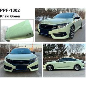 Wholesale 1.52M16M Khaki Green 8 Mil Clear Glossy Paint Film Ashland Glue PPF Film from china suppliers
