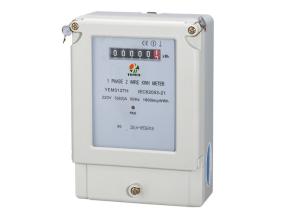 Wholesale Single Phase Electronic Energy Meter , Electric kilowatt hour meter Analog Display from china suppliers