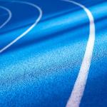 EPDM Rubber Granules Plastic Running Track 400m Running Track Blue Color