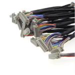 20 Pin Hirose Housing LVDS Cable Assembly LCD Screen / LED Converter Available