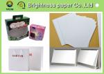 Low Surface Roughness Name Card Paper , Thick White Cardboard Sheets Recyclable